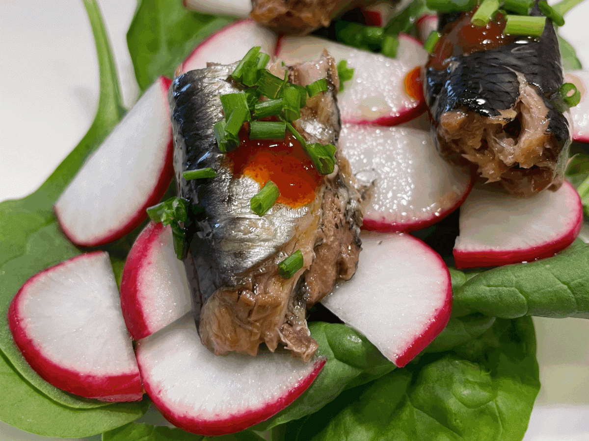 Quick Sardine Salad for Lunch